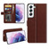 Samsung Galaxy S22+ 5G R64 Texture Single Horizontal Flip Protective Case with Holder & Card Slots & Wallet& Photo Frame - Brown Samsung Galaxy S22+ 5G R64 Texture Single Horizontal Flip Protective Case with Holder & Card Slots & Wallet& Photo Frame - Brown