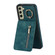 Samsung Galaxy S22+ 5G Retro Ring and Zipper RFID Card Slot Phone Case - Blue Samsung Galaxy S22+ 5G Retro Ring and Zipper RFID Card Slot Phone Case - Blue