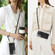 Samsung Galaxy S22+ 5G RFID Card Slot Leather Phone Case with Long Lanyard - Black
