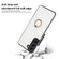 Samsung Galaxy S22+ 5G Rhombic PU Leather Phone Case with Ring Holder - White