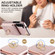 Samsung Galaxy S22+ 5G Ring Holder RFID Card Slot Phone Case with Long Lanyard - Rose Gold