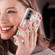 Samsung Galaxy S22+ 5G Ring IMD Flowers TPU Phone Case - Pink Gardenia