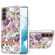 Samsung Galaxy S22+ 5G Ring IMD Flowers TPU Phone Case - Purple Peony