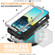 Samsung Galaxy S22+ 5G R-JUST Sliding Camera Metal + Silicone Holder Phone Case - Silver