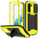 Samsung Galaxy S22+ 5G R-JUST Sliding Camera Metal + Silicone Holder Phone Case - Yellow Samsung Galaxy S22+ 5G R-JUST Sliding Camera Metal + Silicone Holder Phone Case - Yellow