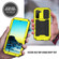 Samsung Galaxy S22+ 5G R-JUST Sliding Camera Metal + Silicone Holder Phone Case - Yellow Samsung Galaxy S22+ 5G R-JUST Sliding Camera Metal + Silicone Holder Phone Case - Yellow