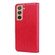 Samsung Galaxy S22+ 5G Rose Embossed Leather Phone Case - Red
