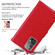 Samsung Galaxy S22+ 5G Rose Embossed Leather Phone Case - Red