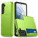 Samsung Galaxy S22+ 5G Shockproof Armor Phone Case with Card Slot - Green