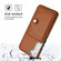 Samsung Galaxy S22+ 5G Shockproof Leather Phone Case with Card Holder - Brown