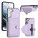 Samsung Galaxy S22+ 5G Shockproof Leather Phone Case with Card Holder - Purple