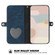 Samsung Galaxy S22+ 5G Side Buckle Double Fold Hand Strap Leather Phone Case - Royal Blue