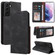 Samsung Galaxy S22+ 5G Simple Suction Closure Leather Phone Case - Black