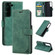 Samsung Galaxy S22+ 5G Skin Feel Anti-theft Brush Leather Phone Case - Green