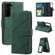 Samsung Galaxy S22+ 5G Skin Feel Card Slot Leather Phone Case - Green