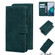 Samsung Galaxy S22+ 5G Skin Feel Pure Color Flip Leather Phone Case - Green
