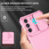 Samsung Galaxy S22+ 5G Stereoscopic Holder Sliding Camshield Phone Case - Pink