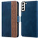 Samsung Galaxy S22+ 5G Stitching Side-Magnetic RFID Leather Phone Case - Royal Blue