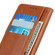 Samsung Galaxy S22+ 5G S-Type Stitching Calf Texture Leather Phone Case - Brown