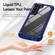 Samsung Galaxy S22+ 5G TPU + PC Lens Protection Phone Case - Blue