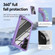 Samsung Galaxy S22+ 5G TPU + PC Lens Protection Phone Case - Purple