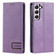 Samsung Galaxy S22+ 5G TTUDRCH RFID Retro Texture Magnetic Leather Phone Case - Purple