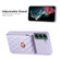 Samsung Galaxy S22+ 5G Vertical Metal Buckle Wallet Rhombic Leather Phone Case - Purple