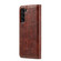 Samsung Galaxy S22+ 5G Vintage Bark Texture Wallet Leather Phone Case - Brown