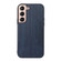 Samsung Galaxy S22+ 5G Wood Texture PU Phone Case - Blue