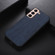 Samsung Galaxy S22+ 5G Wood Texture PU Phone Case - Blue