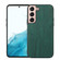 Samsung Galaxy S22+ 5G Wood Texture PU Phone Case - Green