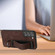 Samsung Galaxy S22+ 5G Wristband Holder Leather Back Phone Case - Coffee