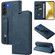 Samsung Galaxy S22+ 5G Wristband Magnetic Leather Phone Case - Dark Blue