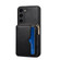 Samsung Galaxy S22+ 5G Zipper Card Slot Phone Case - Black