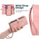 Samsung Galaxy S22+ 5G Zipper Wallet Detachable MagSafe Leather Phone Case - Pink