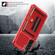 Samsung Galaxy S22+ 5G ZM06 Card Bag TPU + Leather Phone Case - Red