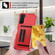 Samsung Galaxy S22+ 5G ZM06 Card Bag TPU + Leather Phone Case - Red