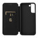 Samsung Galaxy S22+ Carbon Fiber Texture Horizontal Flip Leather Phone Case - Black