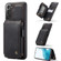 Samsung Galaxy S22+ CaseMe C20 Multifunctional Leather Phone Case - Black