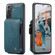 Samsung Galaxy S22+ CaseMe C20 Multifunctional Leather Phone Case - Blue