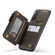 Samsung Galaxy S22+ CaseMe C20 Multifunctional Leather Phone Case - Dark Coffee