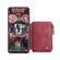 Samsung Galaxy S22+ CaseMe C20 Multifunctional Leather Phone Case - Dark Red