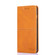 Samsung Galaxy S22+ Cow Texture Magnetic Horizontal Flip Leather Phone Case - Light Brown