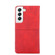 Samsung Galaxy S22+ Cow Texture Magnetic Horizontal Flip Leather Phone Case - Red