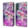 Samsung Galaxy S22+ Crystal 3D Shockproof Protective Leather Phone Case - Butterfly