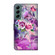 Samsung Galaxy S22+ Crystal 3D Shockproof Protective Leather Phone Case - Butterfly