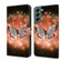 Samsung Galaxy S22+ Crystal 3D Shockproof Protective Leather Phone Case - Crystal Butterfly