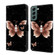 Samsung Galaxy S22+ Crystal 3D Shockproof Protective Leather Phone Case - Pink Diamond Butterfly
