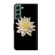 Samsung Galaxy S22+ Crystal 3D Shockproof Protective Leather Phone Case - White Flower