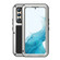 Samsung Galaxy S22+ LOVE MEI Metal Shockproof Waterproof Dustproof Protective Phone Case with Glass - Silver